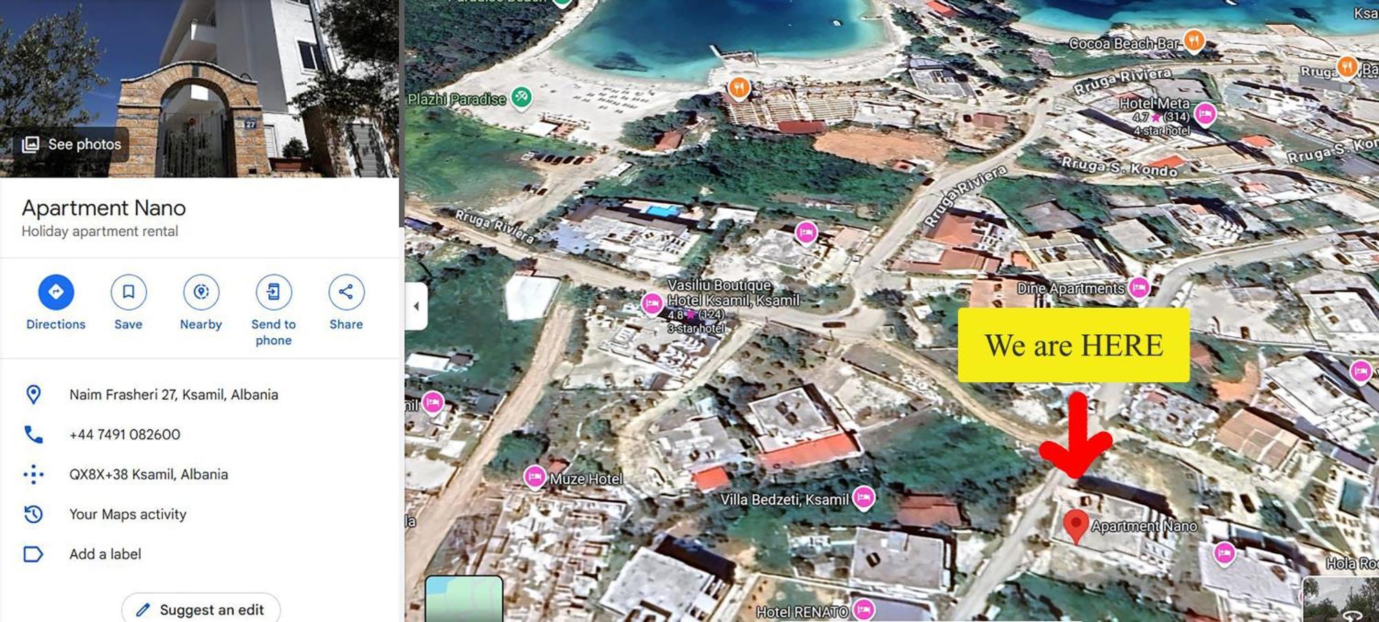 Near The Sea Apartments Nano Ksamil Exterior photo